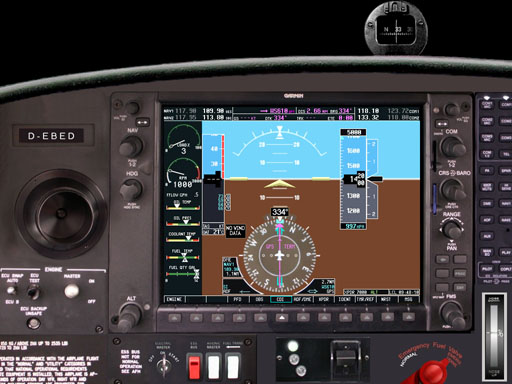 Cockpit Diamond DA40 mit Garmin 1000